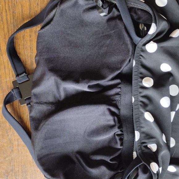 Magicsuit **NWT** small Bang Lauren Top tankini, b/w polka dots. size 12. - Picture 9 of 9
